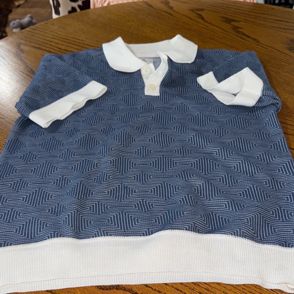 Craft + Flow blue top